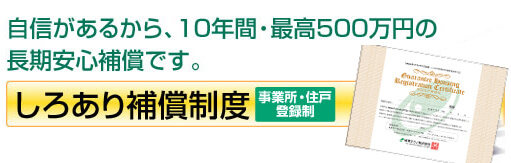 しろあり補償制度