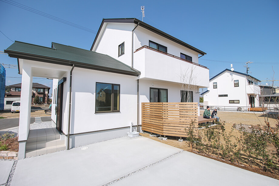 新築注文住宅レポート 037 菊川市加茂 帰宅動線とアイデア大収納がある 共働き夫婦の35坪の家