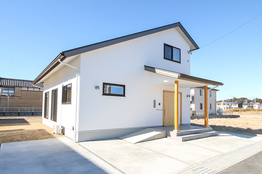 注文住宅レポート＃066 菊川市加茂 「開放的なリビングと土間のある平屋風のお家」