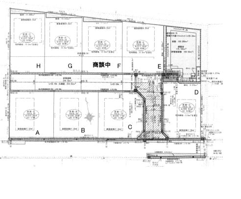 袋井市下山梨1697　すぎや不動産　区画図