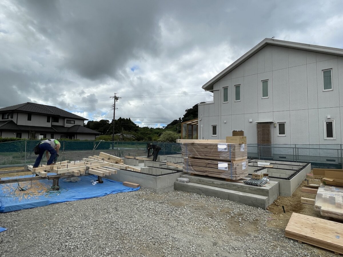 まもなく上棟です☆ 菊川市西方K様邸