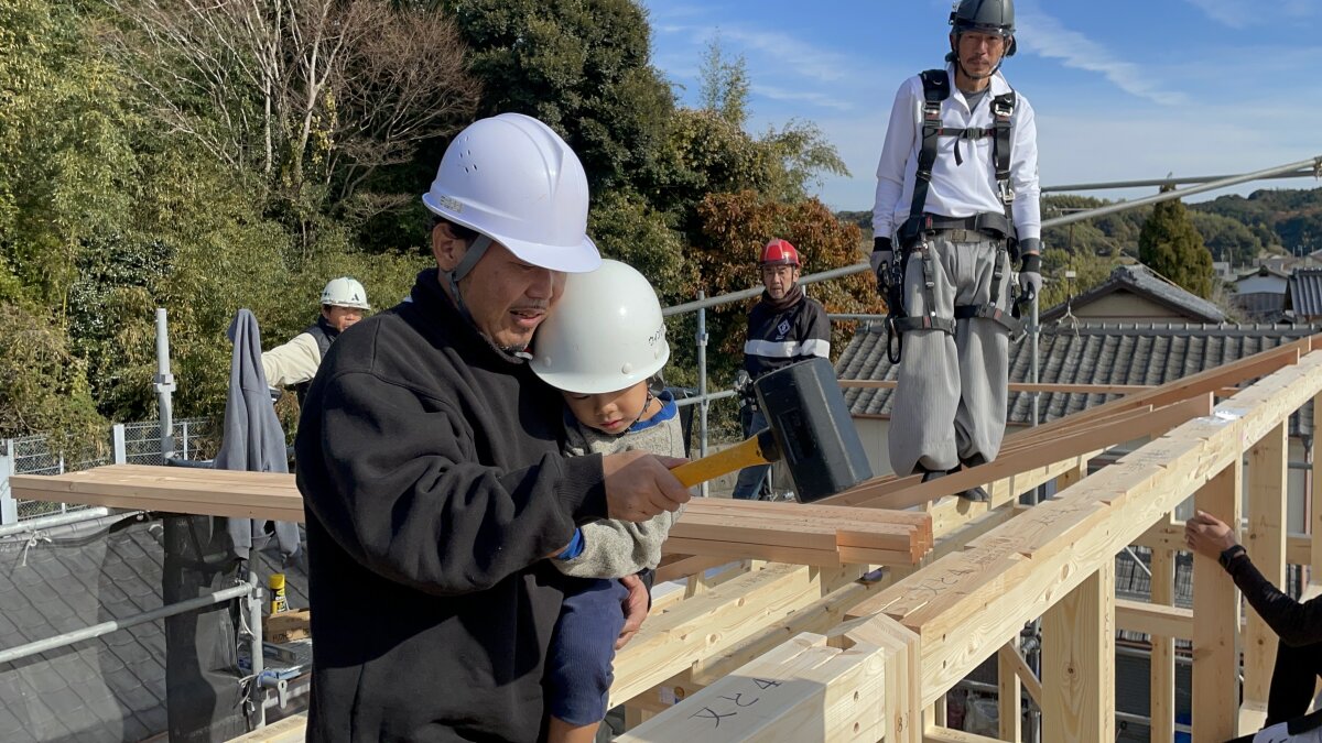 沢山の想いと共に…*　～御前崎市新野Y様邸　上棟～