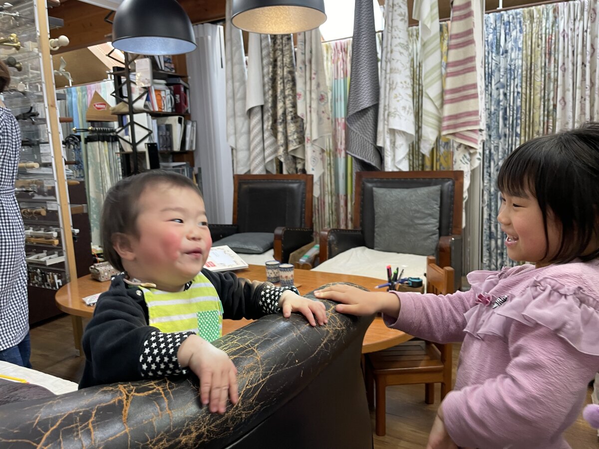 島田市向島町K様　カーテン打合せ＊