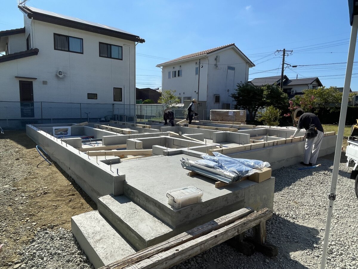 上棟の準備☆ 掛川市上西郷K様邸