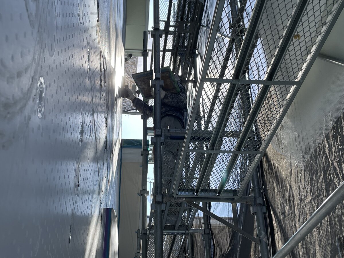 外壁の左官工事☆ 袋井市久能M様邸