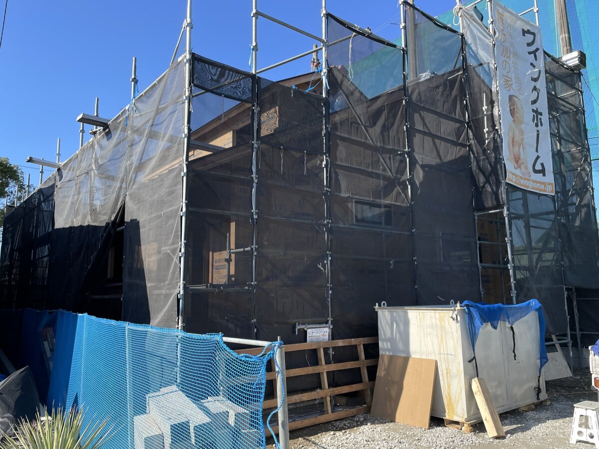 上棟直後の様子☆ 掛川市成滝O様邸