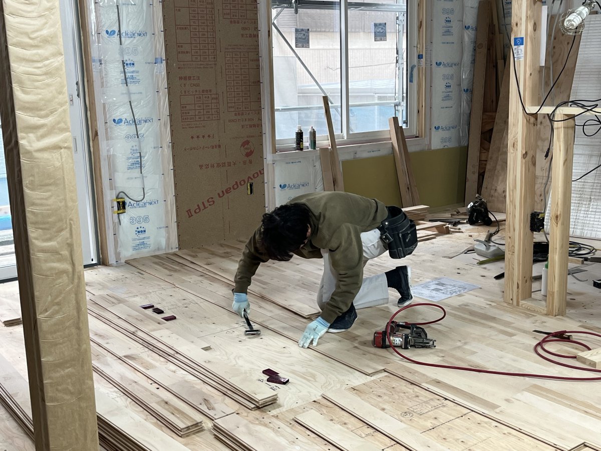 床張り☆ 掛川市中央高町I様邸