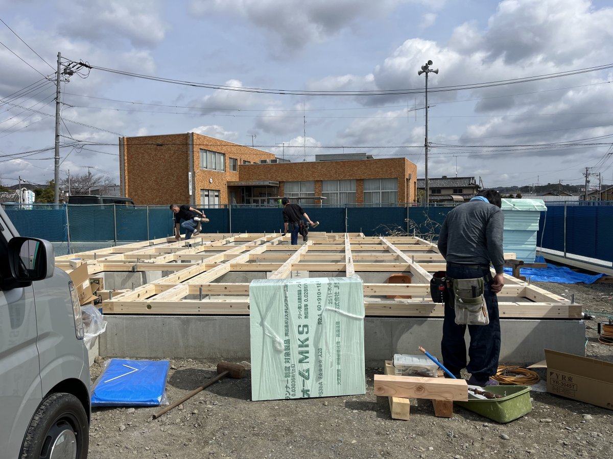 まもなく上棟です☆ 菊川市加茂S様邸