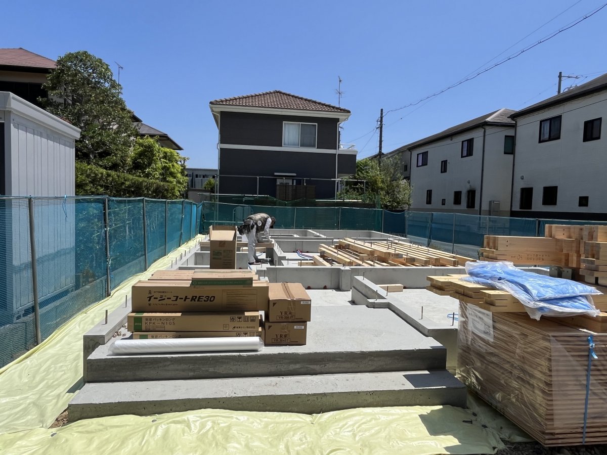 土台据え☆ 磐田市豊島K様邸