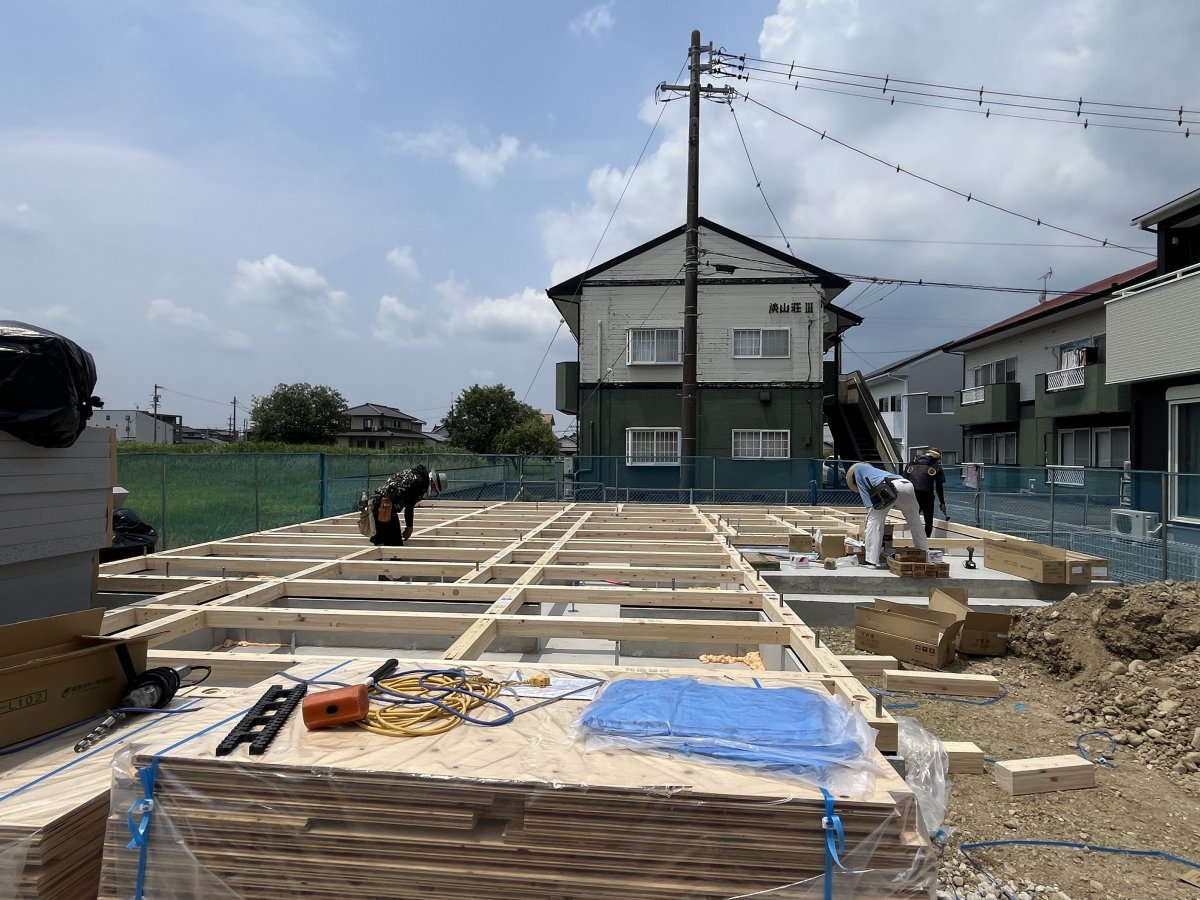 まもなく上棟です 掛川市大池T様邸